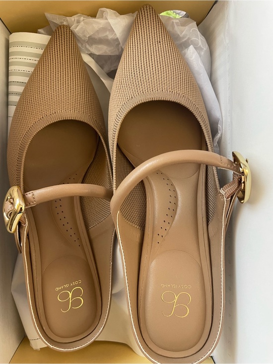Cosy Island Shoes - Cosy Island Gracelithe Pointed Toe Low Heeled Mule